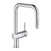 GROHE Minta bateria zlewozmywakowa z wyciąganą wylewką, chrom 32322002