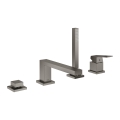 Grohe EuroCube bateria wannowa 4-otw. brushed hard graphite 19897AL1