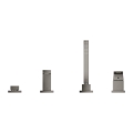 Grohe EuroCube bateria wannowa 4-otw. brushed hard graphite 19897AL1