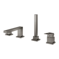 Grohe EuroCube bateria wannowa 4-otw. brushed hard graphite 19897AL1