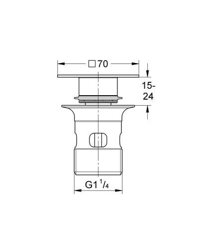 Grohe zawór odpływowy do umywalki, brushed hard graphite 40565AL0