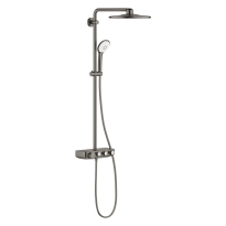 GROHE Grohtherm Euphoria SmartControl System 310 komplet prysznicowy z termostatem do montażu ściennego, grafitowy szczotkowany - brushed hard graphite 26507AL0
