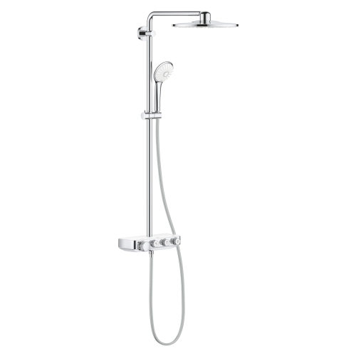Grohe Grohtherm Euphoria SmartControl System 310 komplet prysznicowy z termostatem do montażu ściennego, moon white 26507LS0