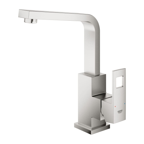 Grohe Eurocube L-size bateria umywalkowa, stal nierdzewna 23135DC0