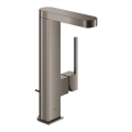 Grohe Plus L-size bateria umywalkowa z wyciąganą wylewką, z korkiem z cięgnem, brushed hard graphite 23843AL3