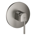 GROHE Plus bateria prysznicowa podtynkowa, element zewnętrzny, grafit szczotkowany - brushed hard graphite 24059AL3