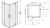 Sanplast Space Line kabina kwadratowa 100cm KN4/SPACE-100 600-100-1420-42-401
