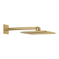 Grohe Rainshower SmartActive Cube 310 deszczownica z ramieniem 430mm, 2 strumienie, brushed cool sunrise 26479GN0