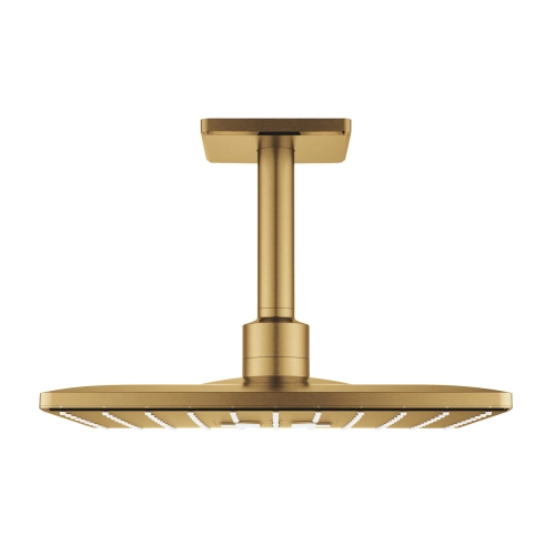 Grohe Rainshower SmartActive Cube 310 deszczownica z przepustem stropowym, 2 strumienie, brushed cool sunrise 26481GN0