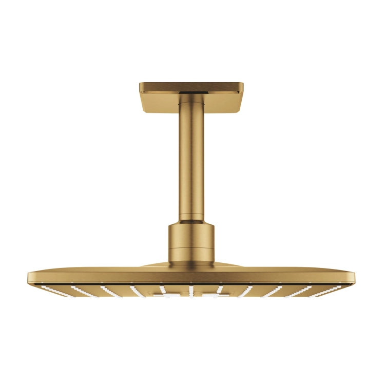 Grohe Rainshower SmartActive Cube 310 deszczownica z przepustem stropowym, 2 strumienie, brushed cool sunrise 26481GN0