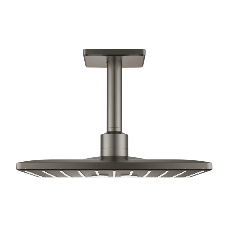 Grohe Rainshower SmartActive Cube 310 deszczownica z przepustem stropowym, 2 strumienie, brushed hard graphite 26481AL0