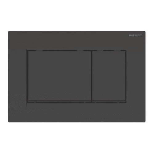 Geberit Sigma20 przycisk spłukujący, czarny/czarny mat/czarny 115.883.DW.1