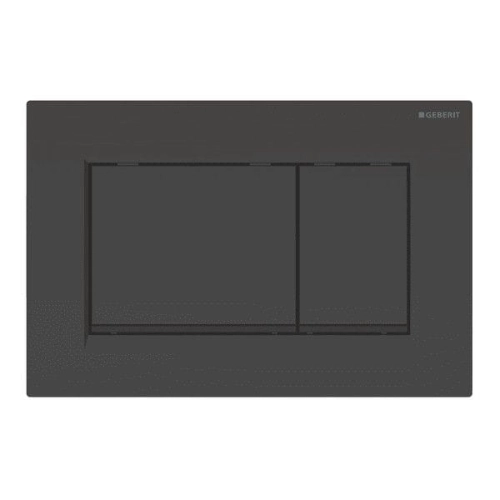 Geberit Sigma20 przycisk spłukujący, czarny/czarny mat/czarny 115.883.DW.1