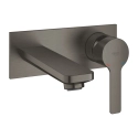 GROHE Lineare M-size bateria umywalkowa podtynkowa, element zewnętrzny, szczotkowany grafit -brushed hard graphite 19409AL1