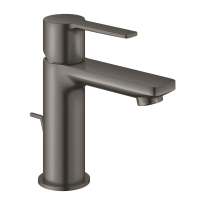 GROHE Lineare XS-size bateria umywalkowa sztorcowa, korek z cięgnem, grafit szczotkowany - brushed hard graphite 32109AL1