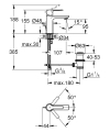 Grohe Lineare XS-size bateria umywalkowa sztorcowa, chrom 32109001