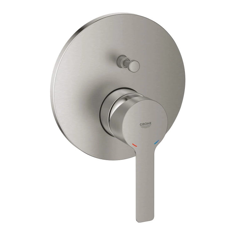 Grohe Lineare bateria podtynkowa do obsługi dwóch wyjść wody, element zewnętrzny, stal nierdzewna 24064DC1