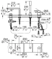 Grohe Lineare bateria wannowa 4-otw. stal nierdzewna 19577DC1