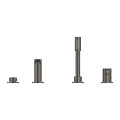 Grohe Lineare bateria wannowa 4-otw. brushed hard graphite 19577AL1