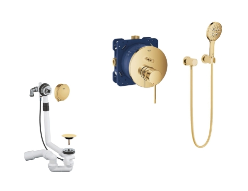 Grohe Essence komplet wannowy podtynkowy z napełnianiem, cool sunrise 24058GL1-04