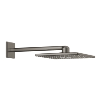 GROHE Rainshower SmartActive Cube 310 deszczownica z ramieniem 430mm, 2 strumienie, brushed hard graphite 26479AL0