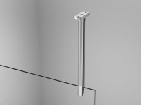 Ronal Walk-In Easy wspornik pionowy, srebrny połysk SD8.50.1000