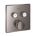 Grohe Grohtherm SmartControl Cube bateria termostatyczna do obsługii 2 wyjść, element zewnętrzny, hard graphite 29124A00