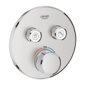 Grohe Grohtherm SmartControl bateria termostatyczna do obsługi 2 wyjść, element zewnętrzny, stal nierdzewna 29119DC0
