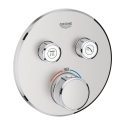 GROHE Grohtherm SmartControl bateria termostatyczna do obsługi 2 wyjść, element zewnętrzny, stal nierdzewna 29119DC0