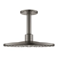 Grohe Rainshower SmartActive 310 deszczownica z przepustem stropowym 142 mm, 2 strumienie, brushed hard graphite 26477AL0