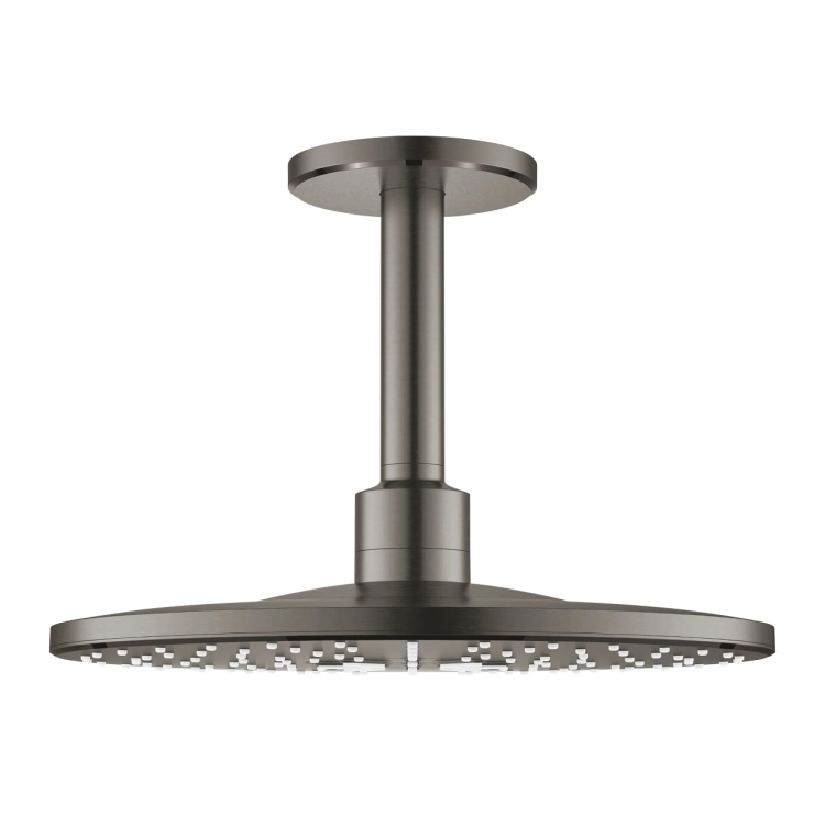 Grohe Rainshower SmartActive 310 deszczownica z przepustem stropowym 142 mm, 2 strumienie, brushed hard graphite 26477AL0