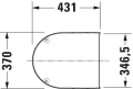 Duravit Starck 3 deska sedesowa wolnoopadająca 0063890000