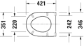 Duravit Starck 3 deska sedesowa wolnoopadająca 0063890000