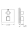Grohe Grohtherm Cube bateria z termostatem do obsługi dwóch wyjść, element zewnętrzny 24155000