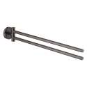 GROHE Essentials wieszak dwuramienny na ręcznik, grafit błyszczący - hard graphite 40371A01