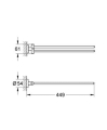 Grohe Essentials wieszak dwuramienny na ręcznik, brushed hard graphite 40371AL1