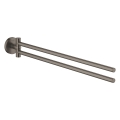 Grohe Essentials wieszak dwuramienny na ręcznik, brushed hard graphite 40371AL1