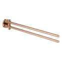 GROHE Essentials wieszak dwuramienny na ręcznik, miedziany błyszczący - warm sunset 40371DA1