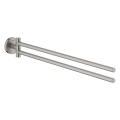 Grohe Essentials wieszak dwuramienny na ręcznik, stal nierdzewna 40371DC1
