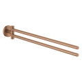Grohe Essentials wieszak dwuramienny na ręcznik, brushed warm sunset 40371DL1