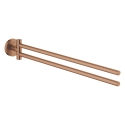 GROHE Essentials wieszak dwuramienny na ręcznik, miedziany szczotkowany-brushed warm sunset 40371DL1