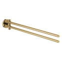 GROHE Essentials wieszak dwuramienny na ręcznik, cool sunrise  - złoty błyszczący 40371GL1