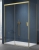 Sanswiss Cadura Gold Line kabina prostokątna 100x80cm, lewa, profil złoty, szkło bezbarwne CAS2G100CAST0801207