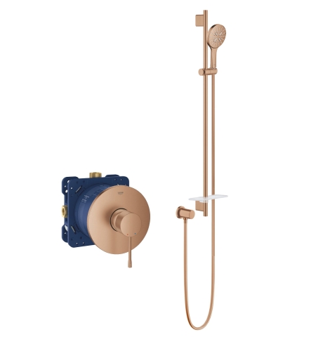 Grohe Essence zestaw prysznicowy podtynkowy brushed warm sunset 24057DL102