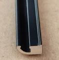 Ronal Solino Black listwa progowa, czarny mat S.SOL.06
