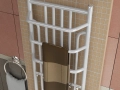 Imers Minas 2 grzejnik łazienkowy 430x1000cm, biały 0422