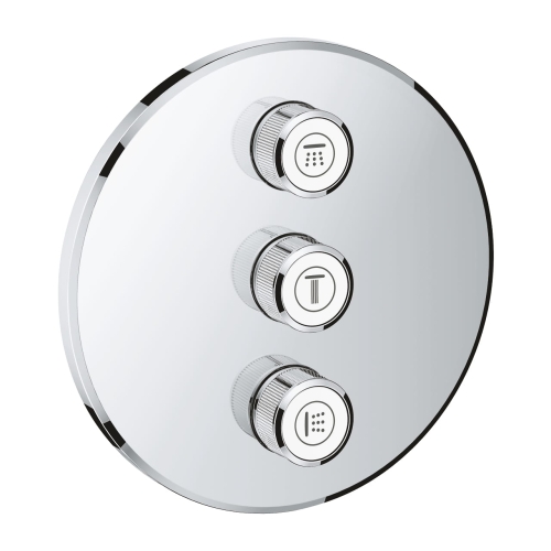 Grohe Grohtherm SmartControl potrójny zawór odcinający, element zewnetrzny 29122000