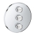Grohe Grohtherm SmartControl potrójny zawór odcinający, element zewnetrzny 29122000