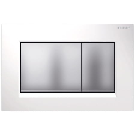Geberit Sigma30 przycisk spłukujący, biały/chrom mat 115.883.KL.1