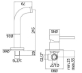 Bateria zlewozmywakowa Stick Paffoni SK184CR